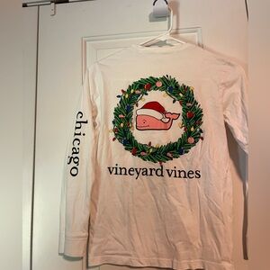 Vineyard vines holiday long sleeve tshirt